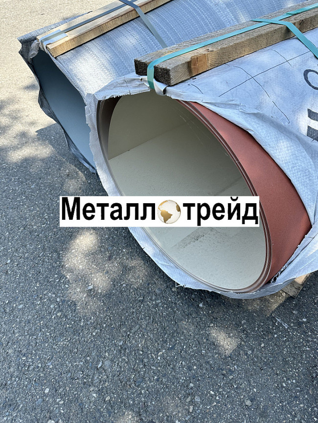 Рулон оцинкованный с полимерным покрытием 08пс 0,45x1250 мм 1250.00